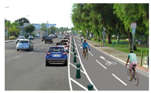 Proposed Bike Path by Road