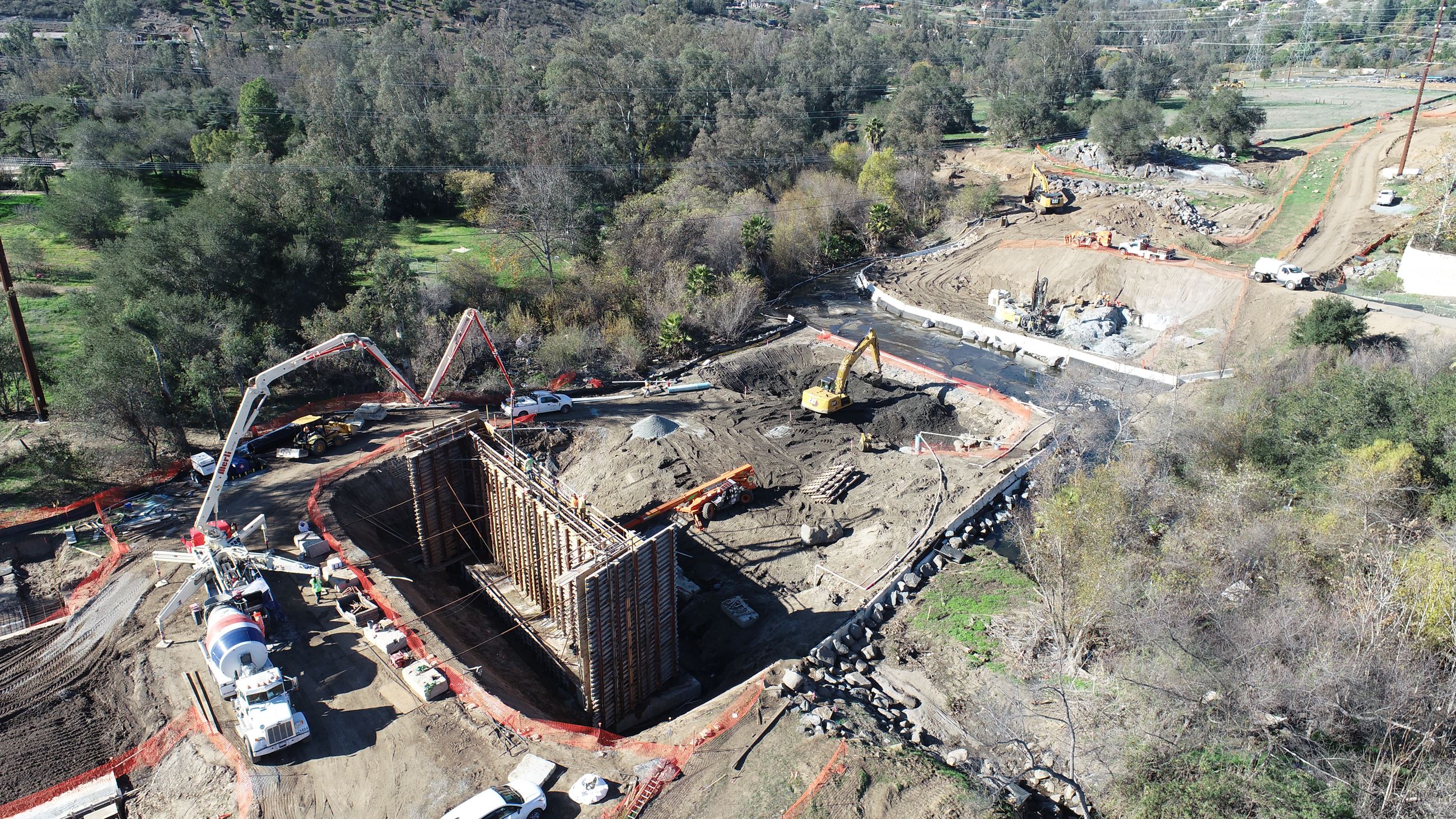 Bridge Abutment Construction